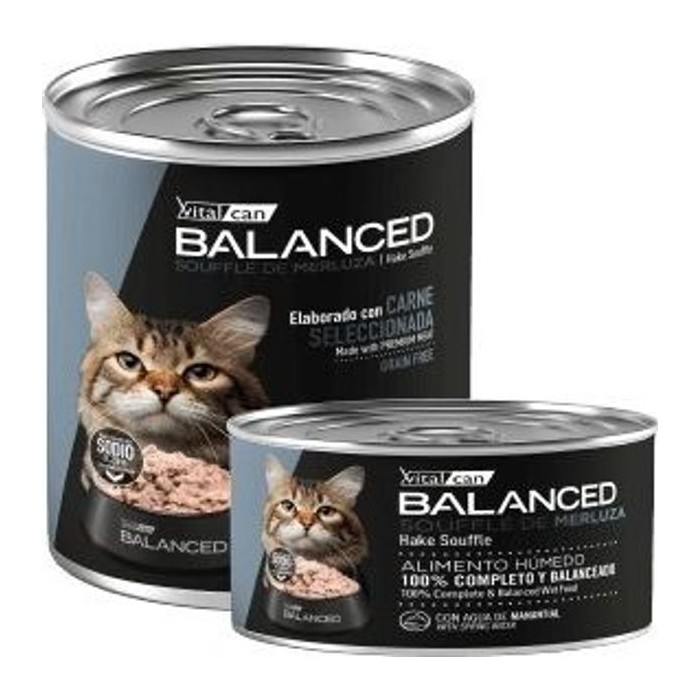 Snack Balance Soufflé gato (pollo o merluza, lata) — 85 gr