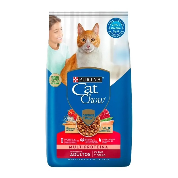 Cat Chow Adulto Carne y Pollo 500 g