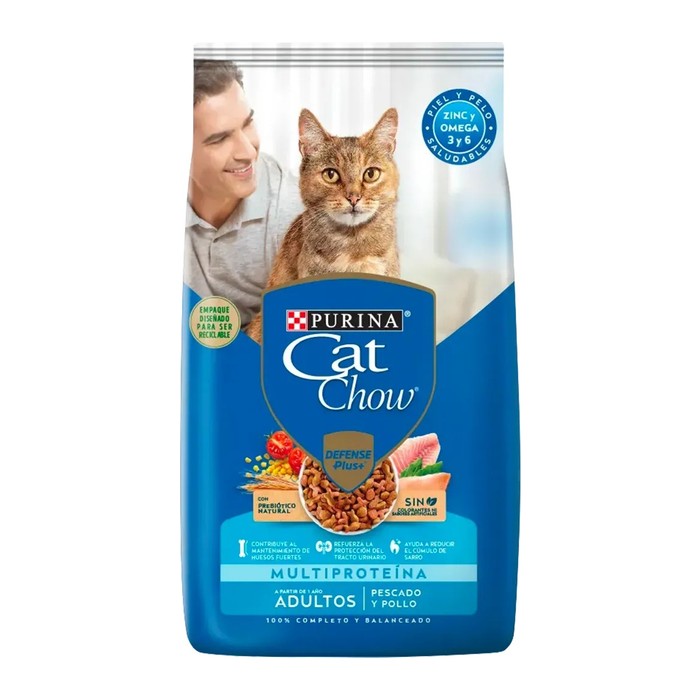 Cat Chow Adulto Pescado y Pollo 500 g