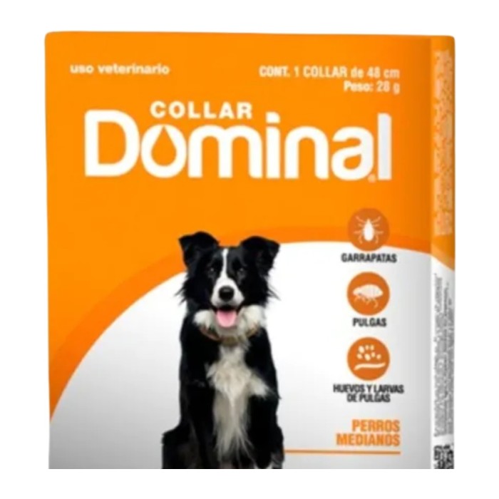 Dominal collar antipulgas mediano