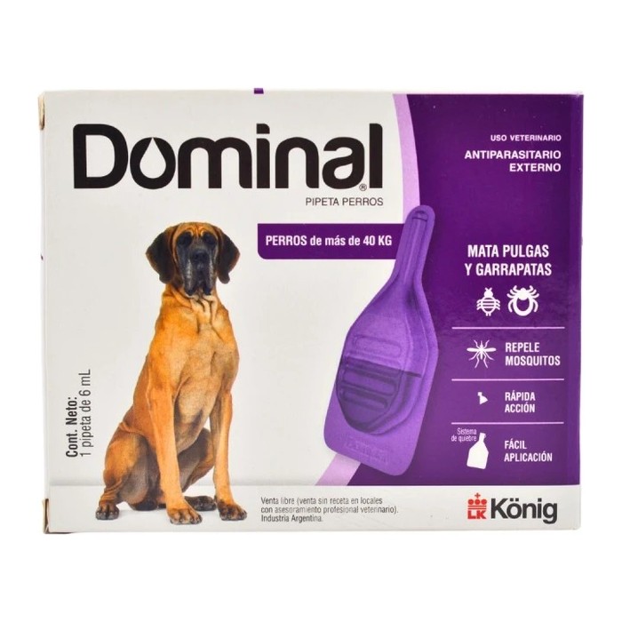 Dominal pipeta perro — más de 40 kg