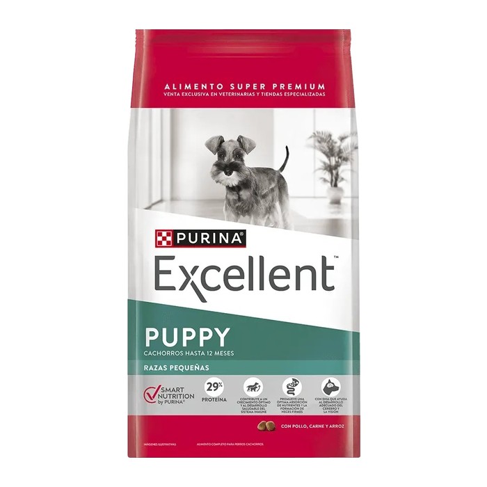 Excellent Perro Cachorro Razas Pequeñas 3 kg