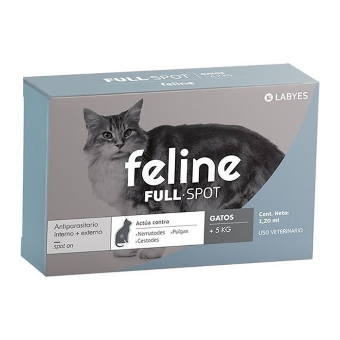 Pipeta Feline Fullspot — gatos de más de 5 kg