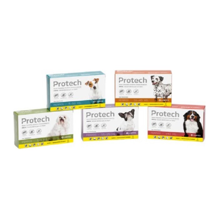 Protech 4 en 1 pipeta perro — 1 a 4 kg