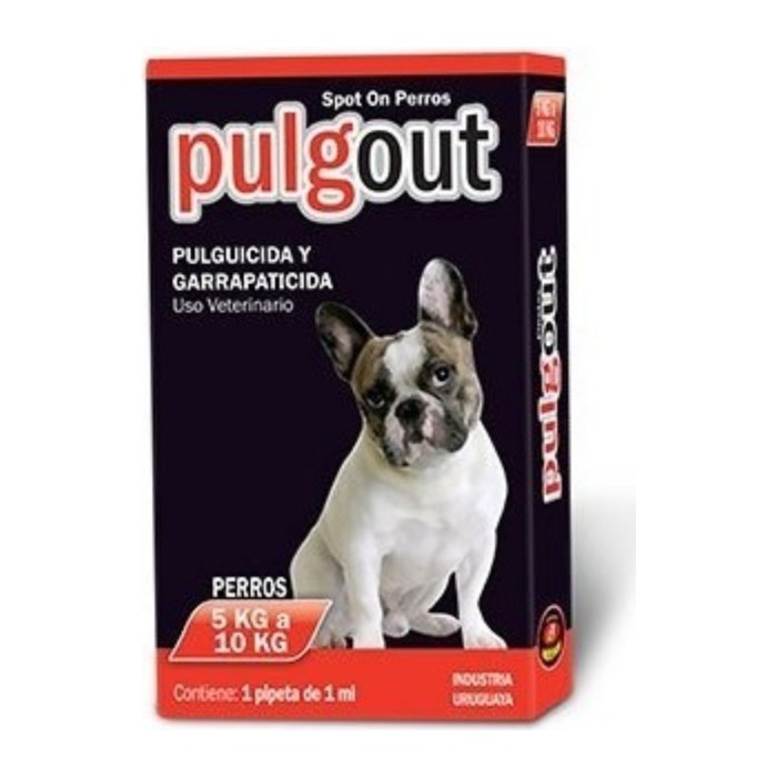 Pulgout pipeta perro — 5 a 10 kg