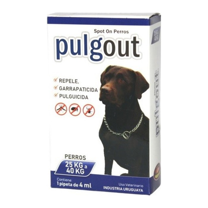 Pulgout pipeta perro — hasta 5 kg