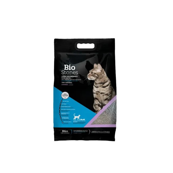 Arena sanitaria aglomerante Bio Stones — 4 kg