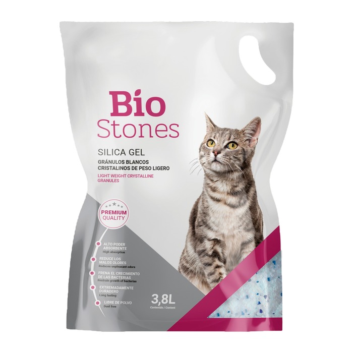 Bio Stones sílica gel — 7,6 L (3,2 kg)