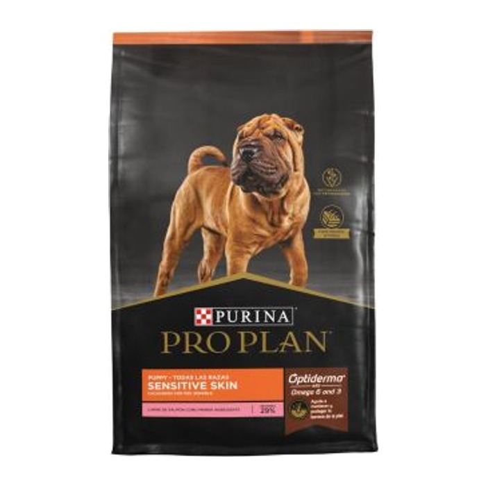 Pro Plan Sensitive Skin Adultos Razas Medianas y Grandes 12 kg