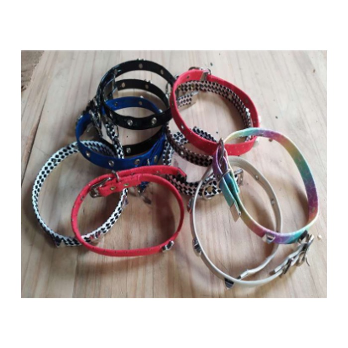 Collar Glam Cuerina perro pequeño