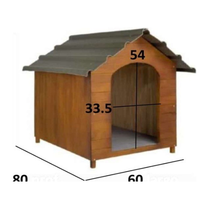 Cucha Techo ecológico N°5 — 80x60x83