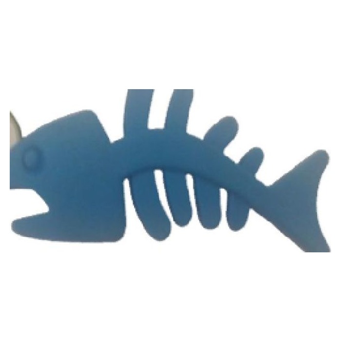 Pescado esqueleto de goma